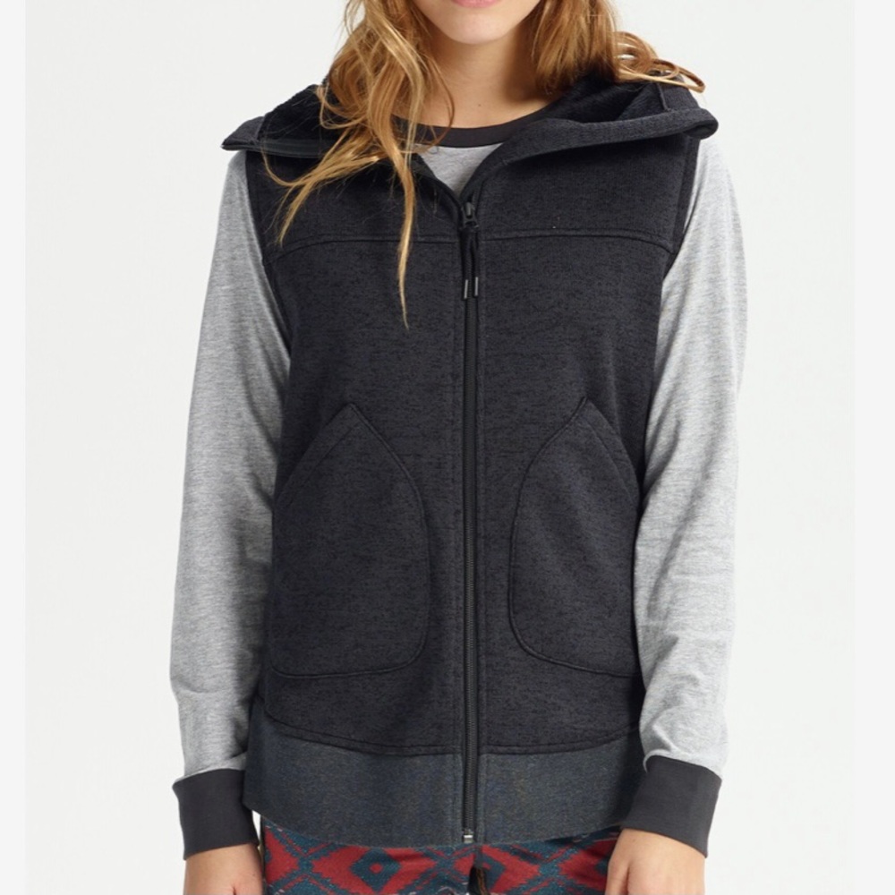Minxy fleece hoodie vest